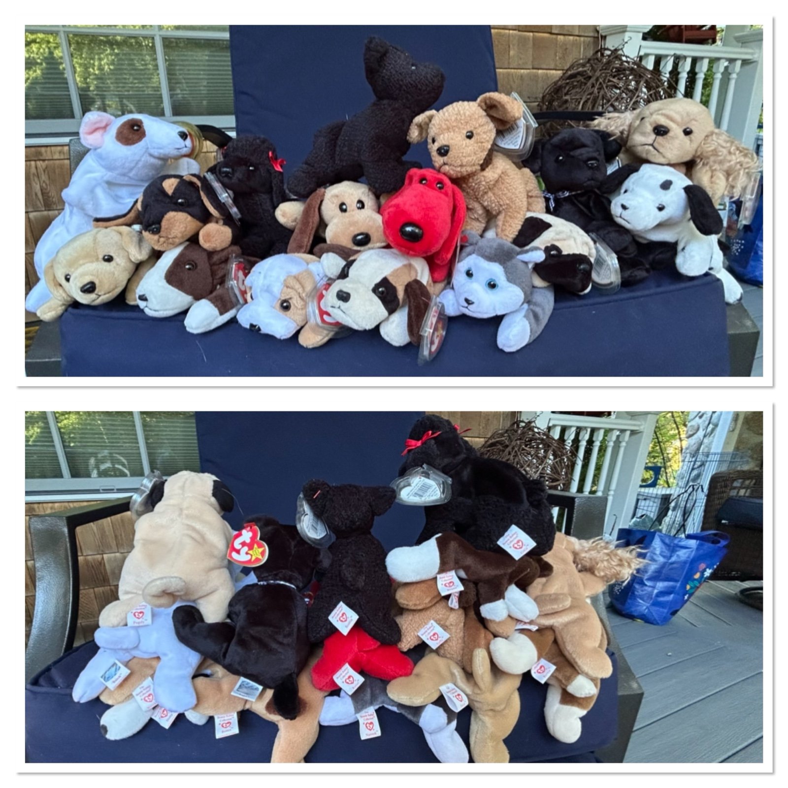Ty Beanie babies dog lot of 16