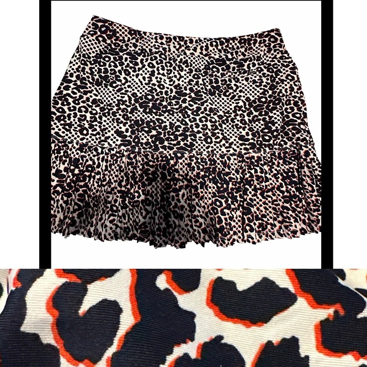 Tail Ladies sz XL Tennis Golf Pickleball skort stretch pull On Animal Print