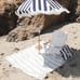 Holiday Beach Umbrella - Navy Crew Stripe