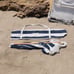 Holiday Beach Umbrella - Navy Crew Stripe