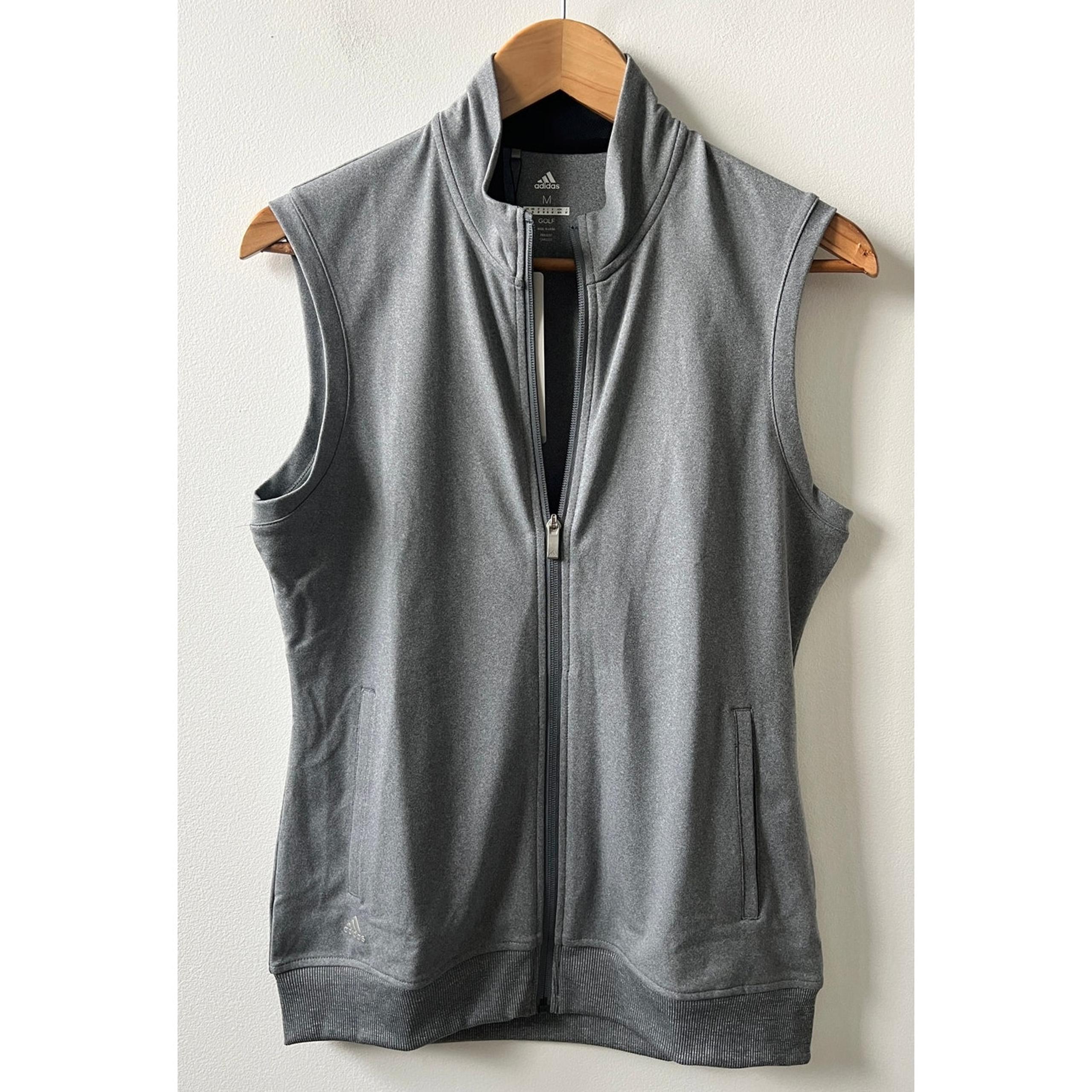 Adidas women's golf vest size medium full zip brand new