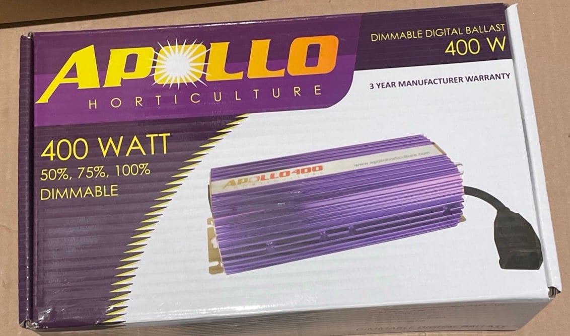 APOLLO HORTICULTURE HYDROPONIC 600 - WATT HPS MH DIGITAL DIMMABLE BA (PD4025222)