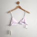 NWT Mara Hoffman Astrid Sage Multi Triangle Bikini Swim Top