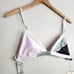 NWT Mara Hoffman Astrid Sage Multi Triangle Bikini Swim Top