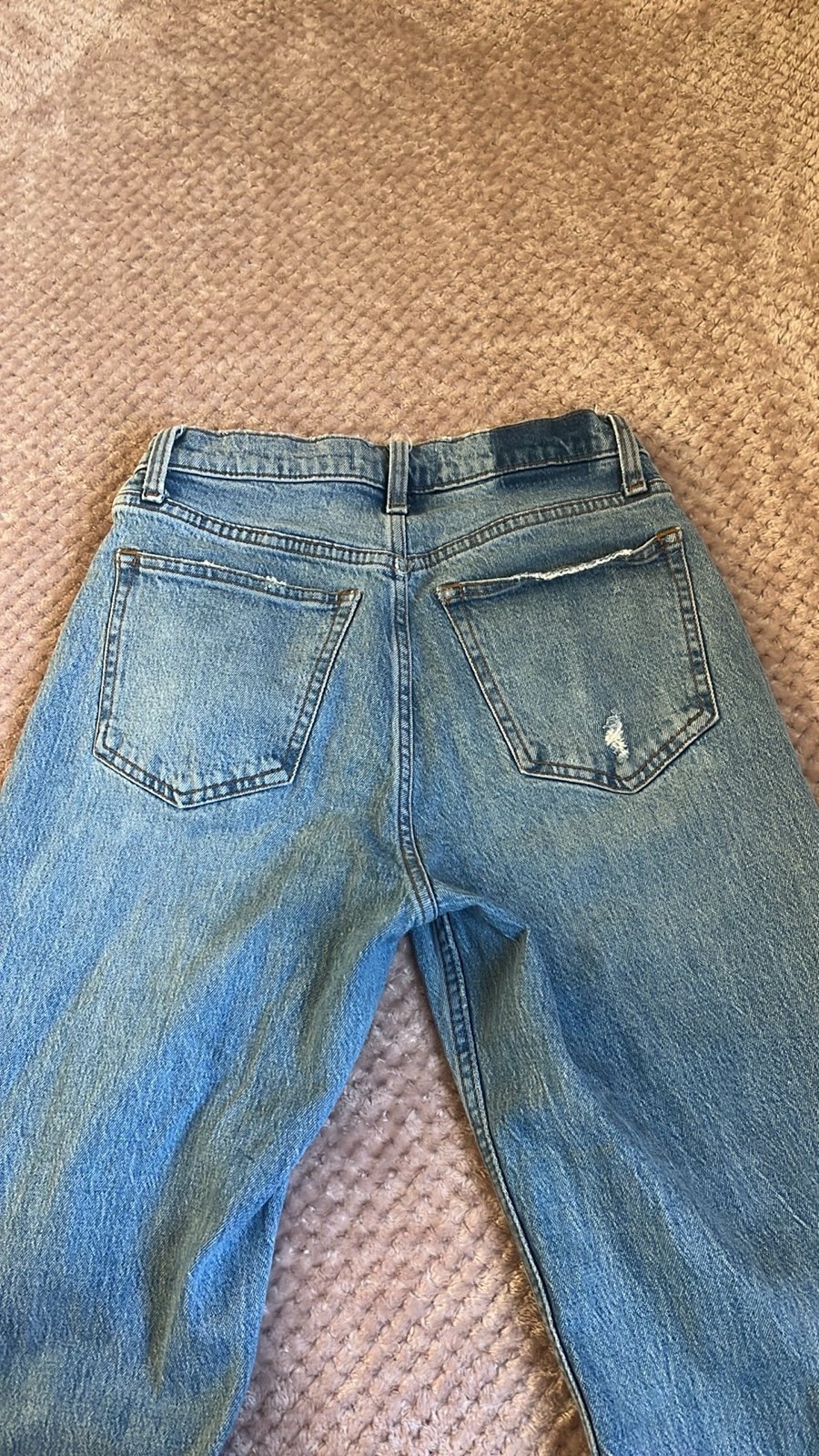 Abercrombie and fitch low rise baggy