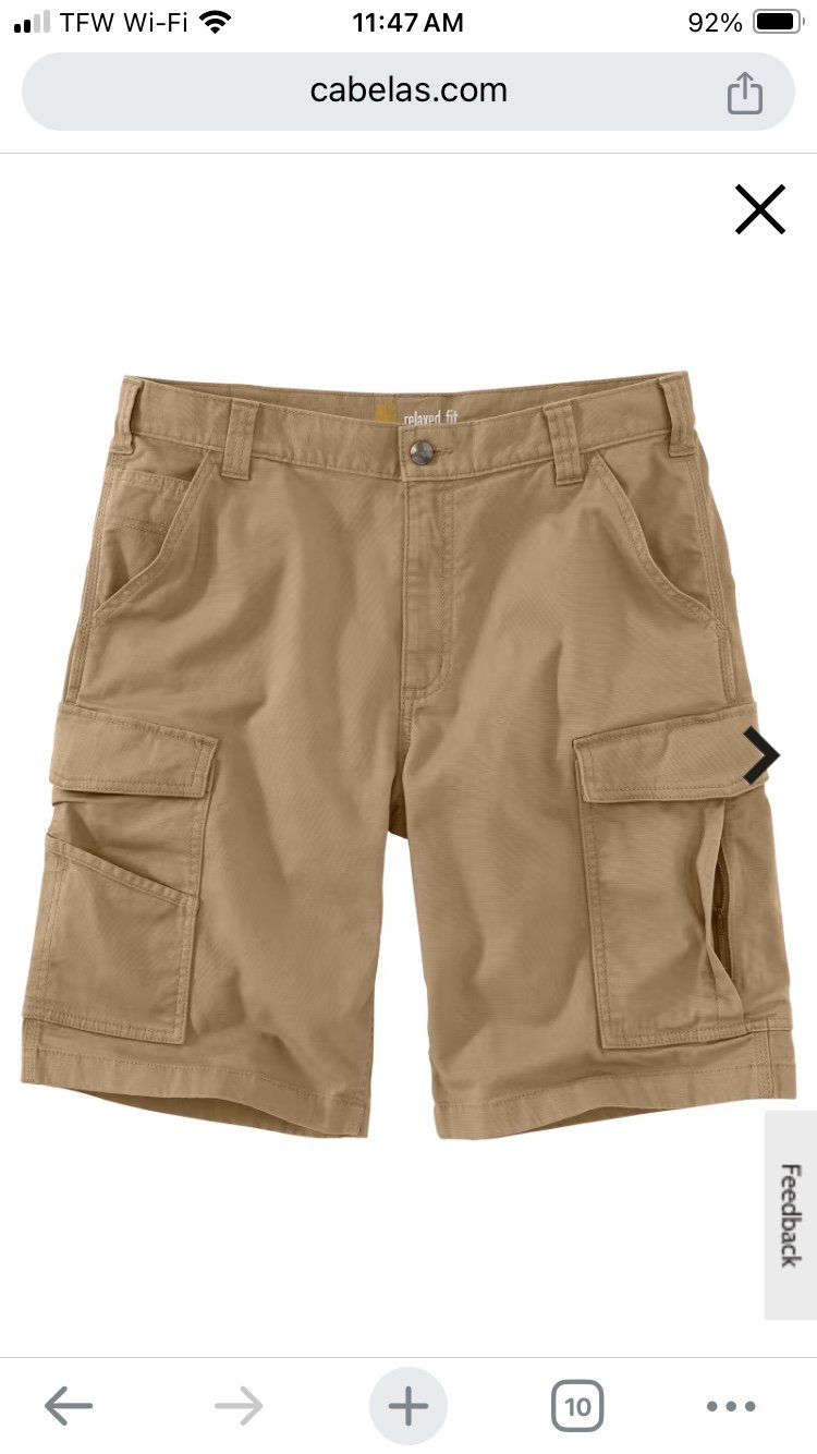 [32] Carhartt relaxed fit Men’s Cargo shorts