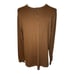 NEW Grayers Men's Henley Shirt Size Large Brown Long Sleeve Casual Top NWT