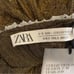 NWT ZARA Collection Gold Metallic Ribbed Blouse Top