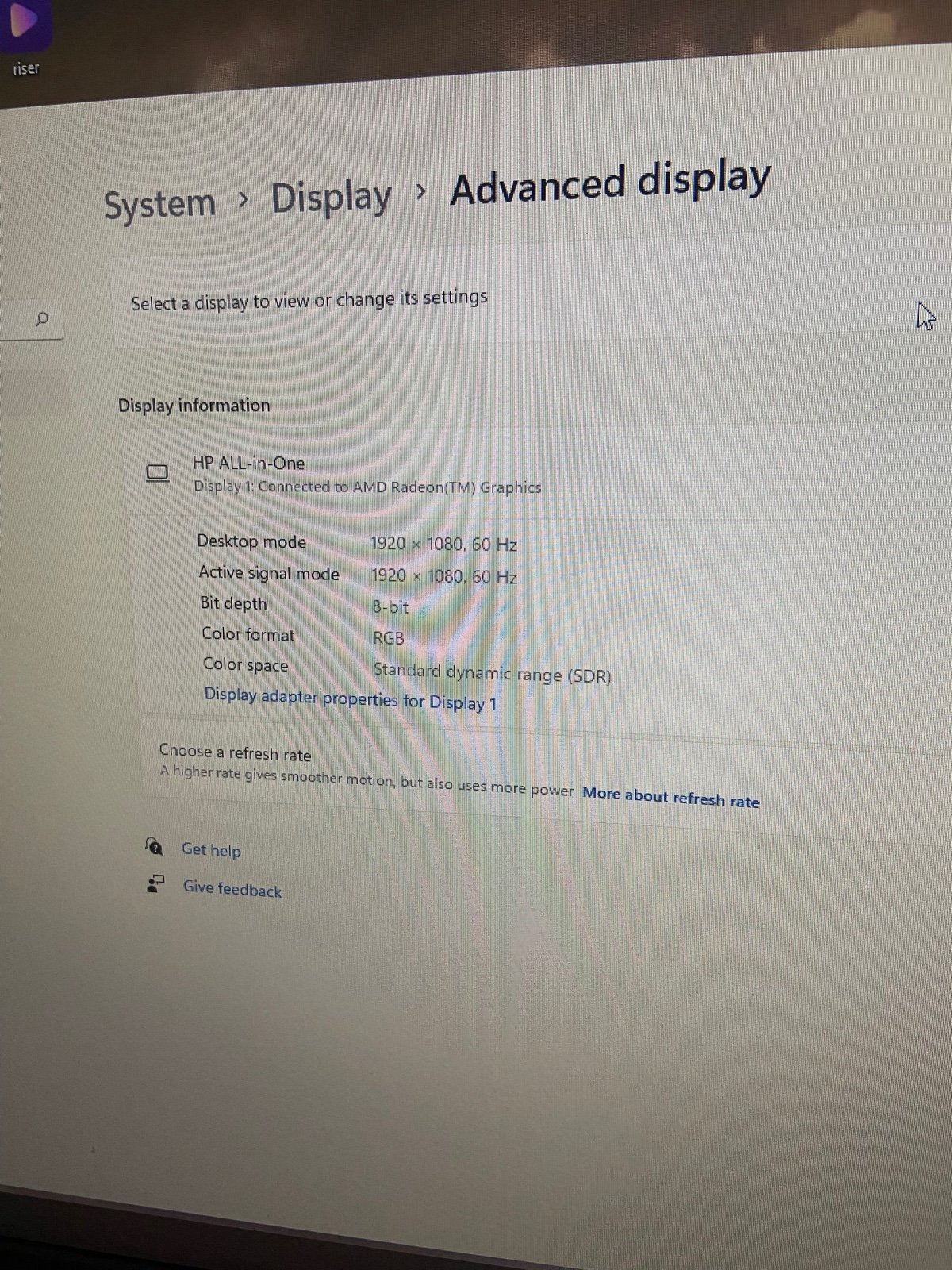 Hp Desktop All in one