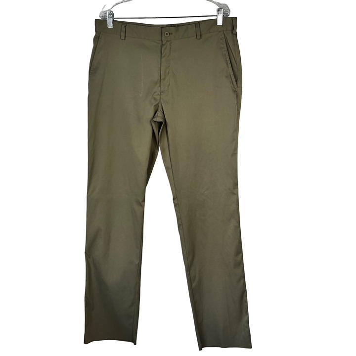Nike Mens Golf Pants Tan Unhemmed Size 36