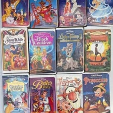 Vintage Walt Disney VHS lot