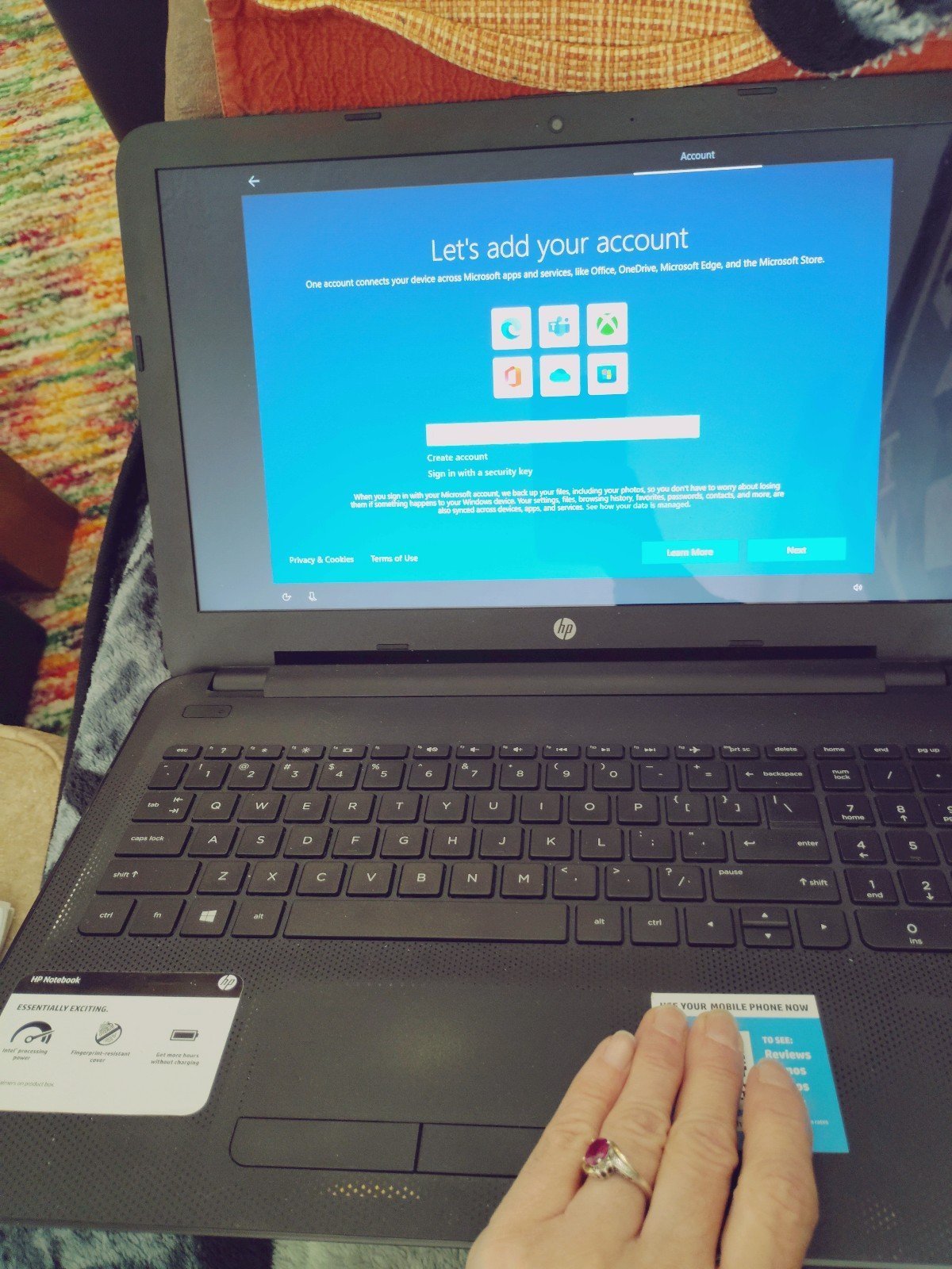 Laptop HP Notebook Touch Computer
