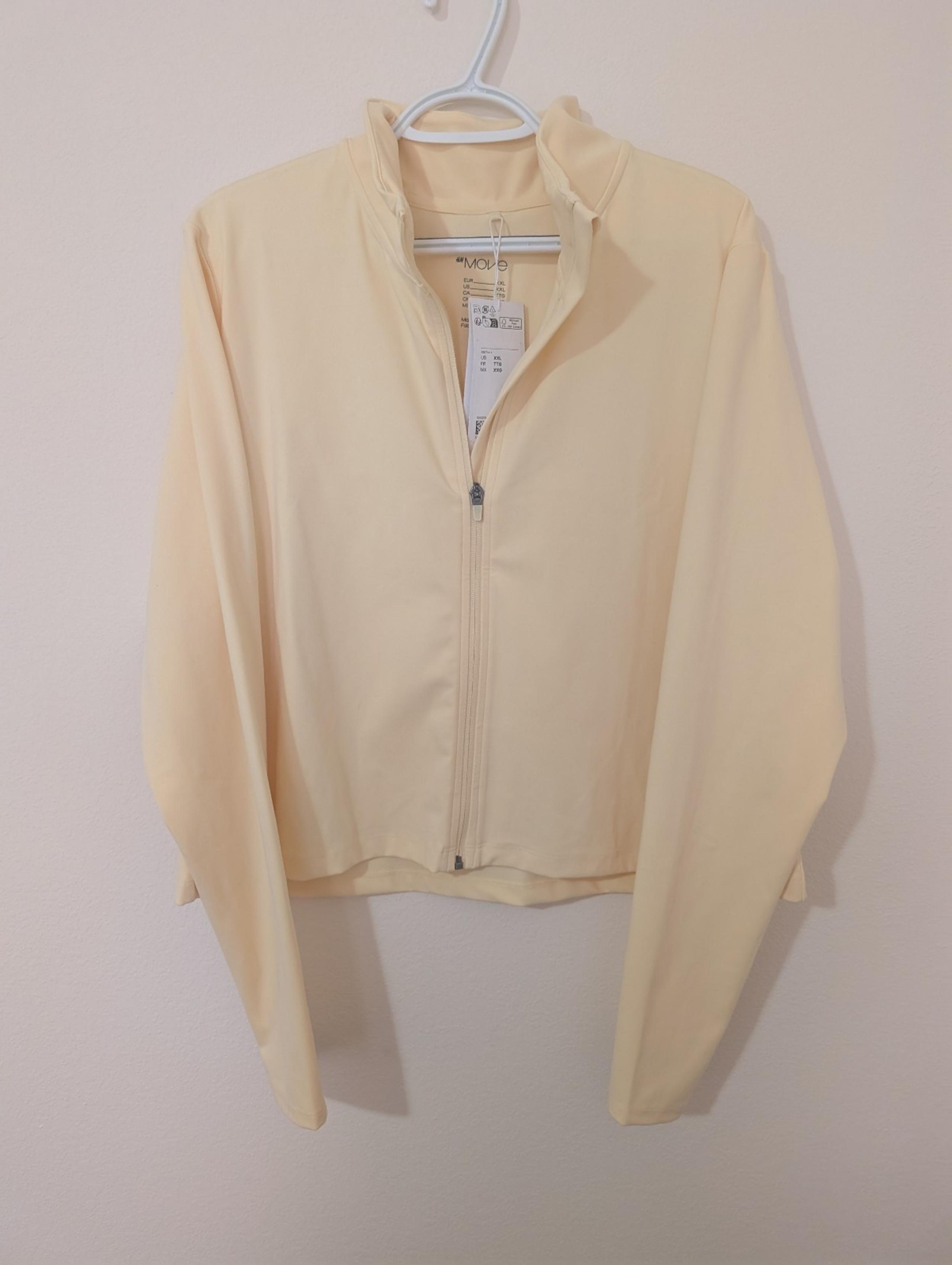 H&M Move Butter Yellow Active Jacket
