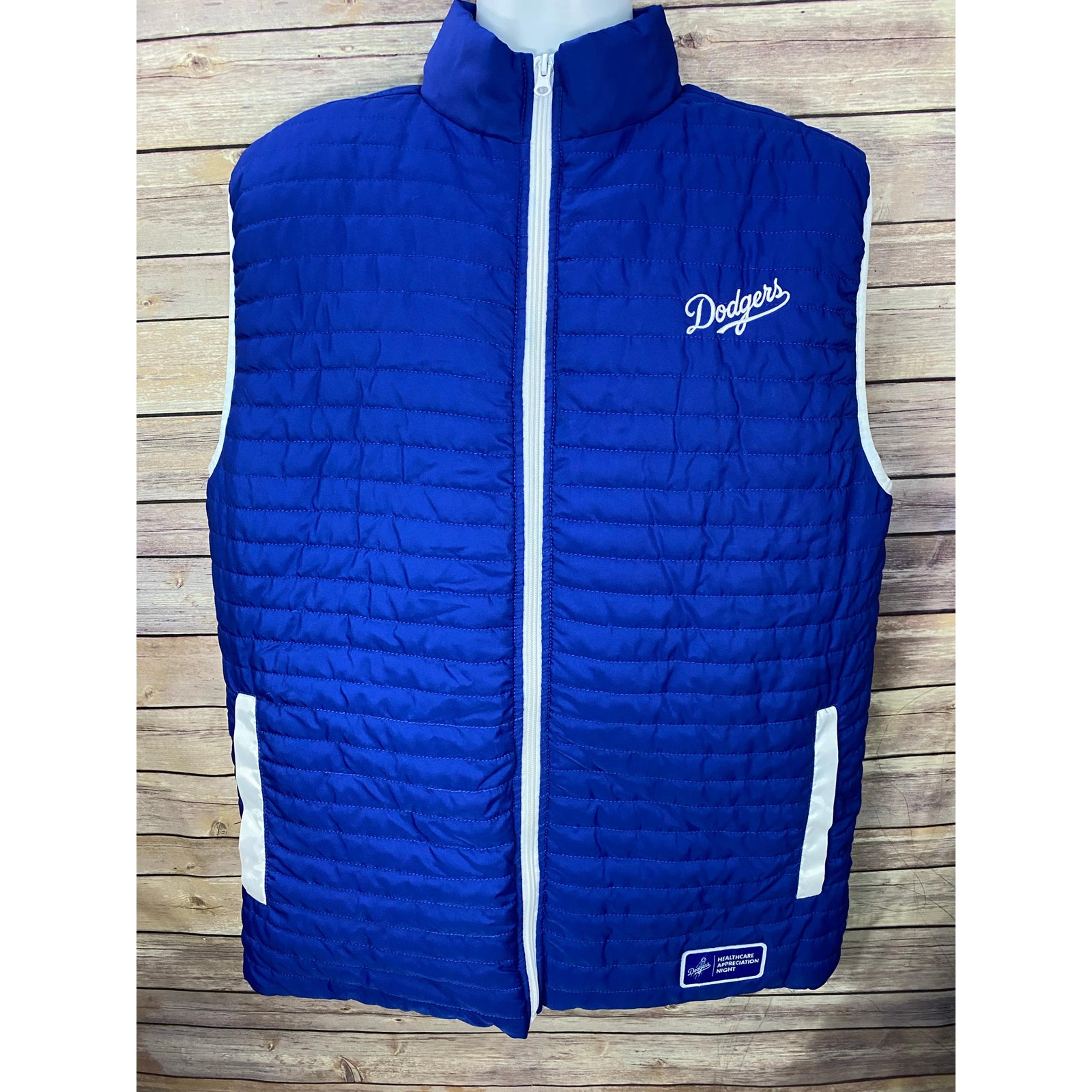 Los Angeles Dodgers Vest Adult XL Blue Healthcare Night