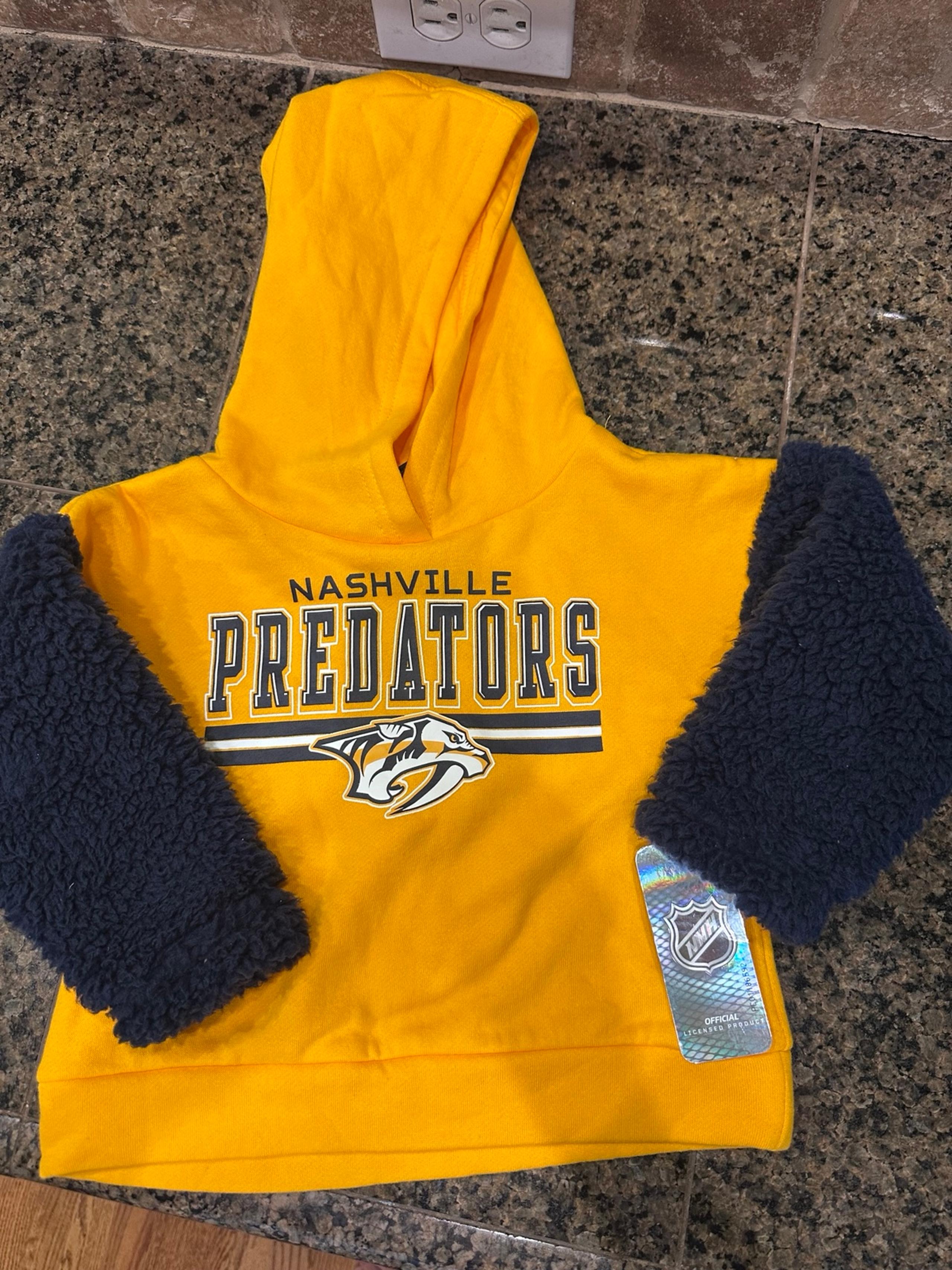 Child’s Size-2T Hoodie Nashville Predator NEW