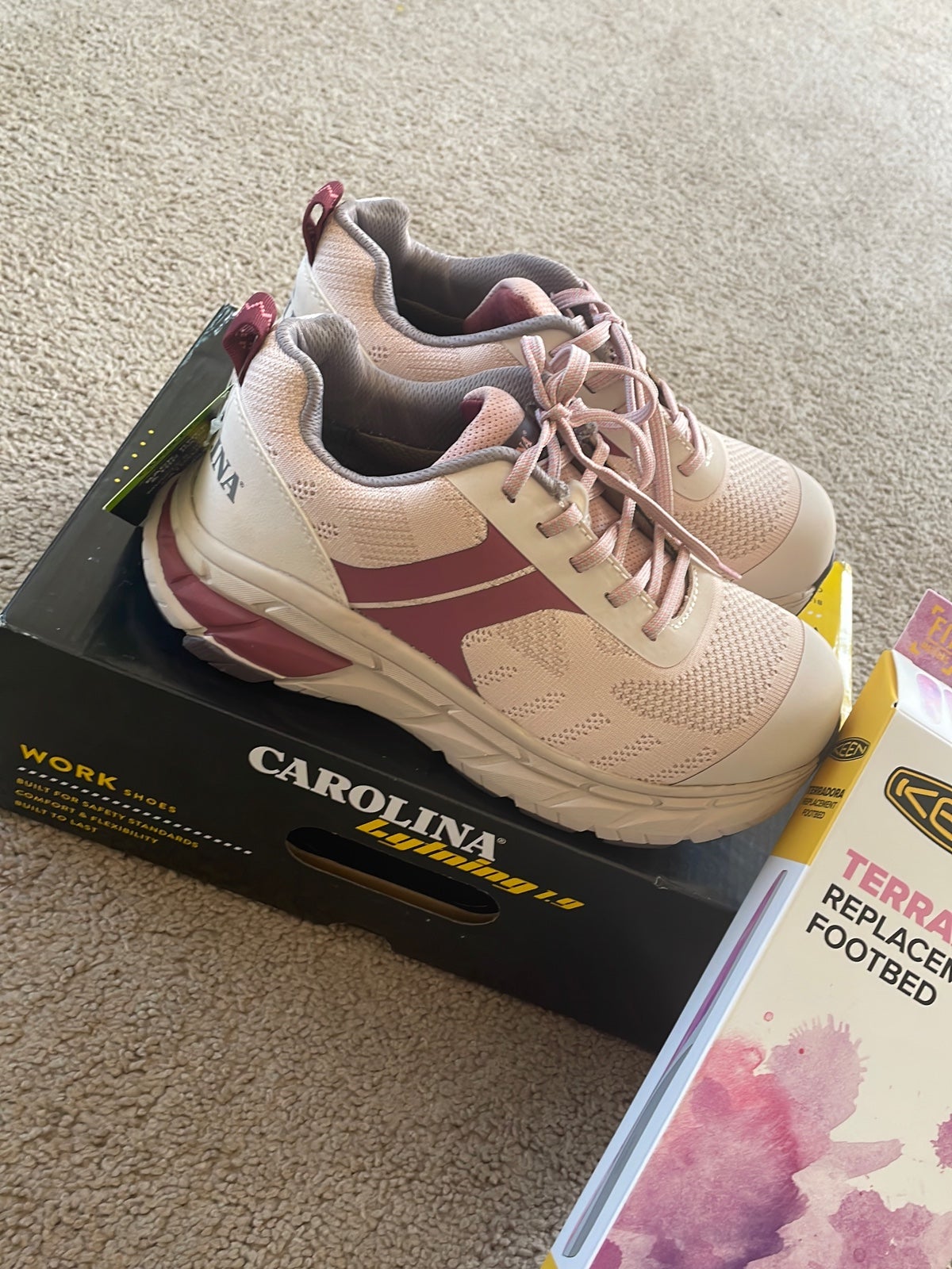 Carolina work shoes/steel toe