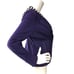 Chicos Zenergy Womens Size 0 US 4 Full Zip Hoodie Purple Removable Dickey Stripe