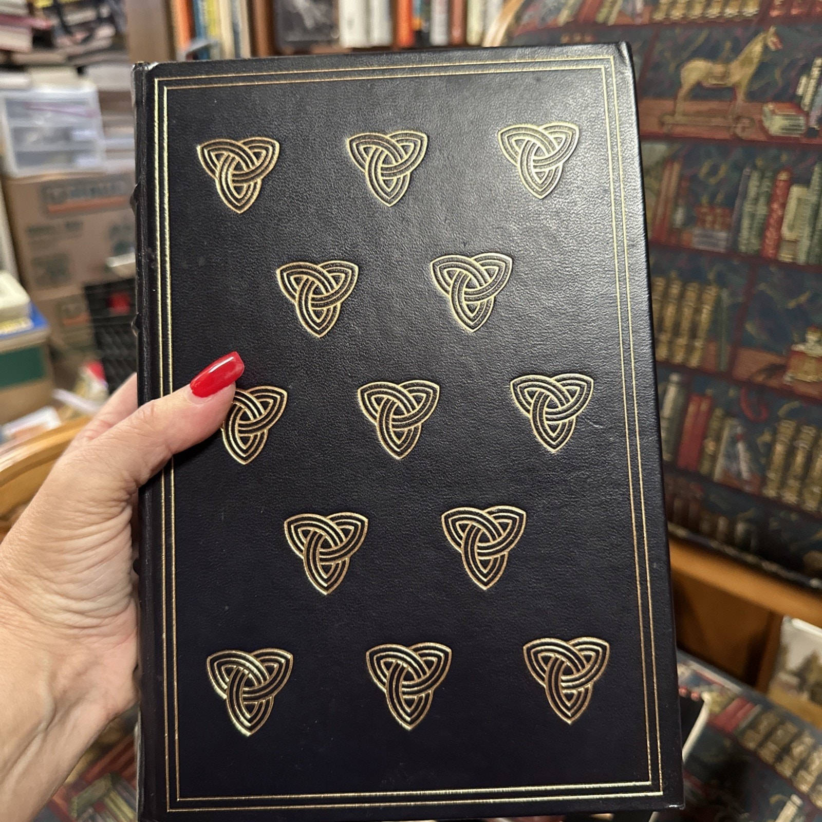 Trinity by Leon Uris Franklin Library 1976 First Edition Hardcover