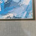 Vintage 1971 Leroy Neiman Singles Tennis Lithograph Framed Matted MCM 70s
