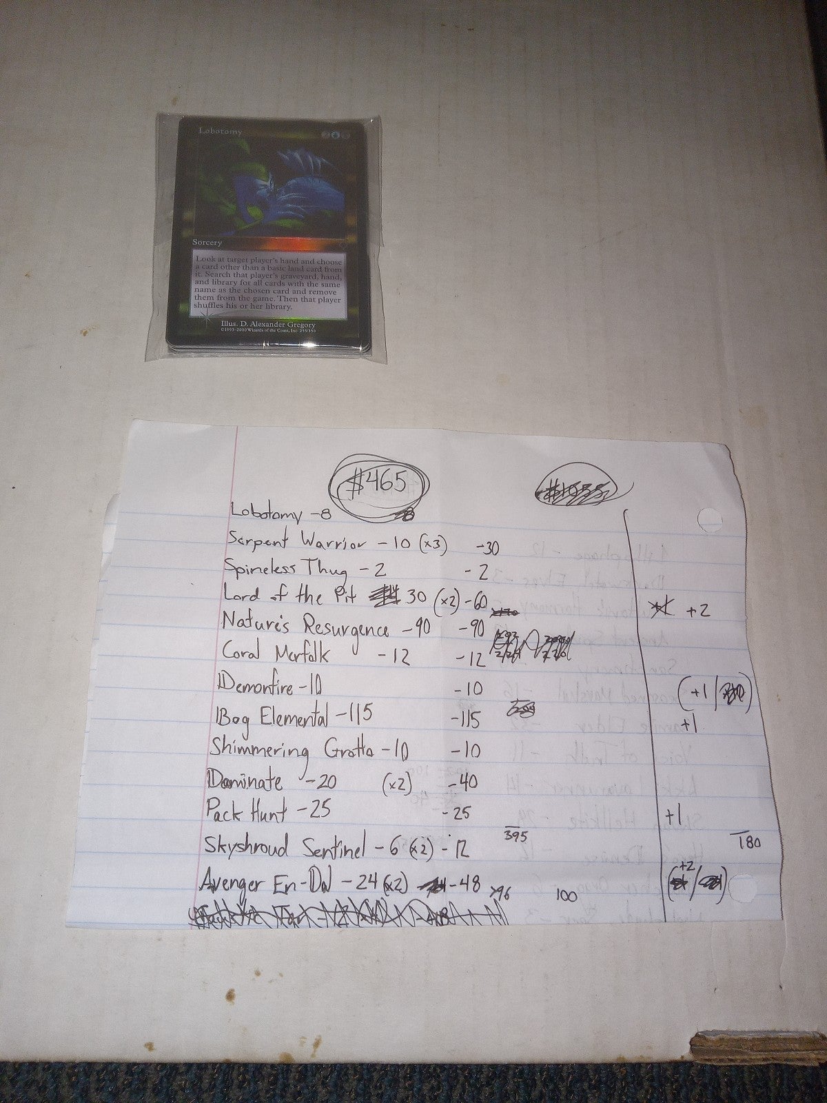 Magic the Gathering Vintage Foil Collection