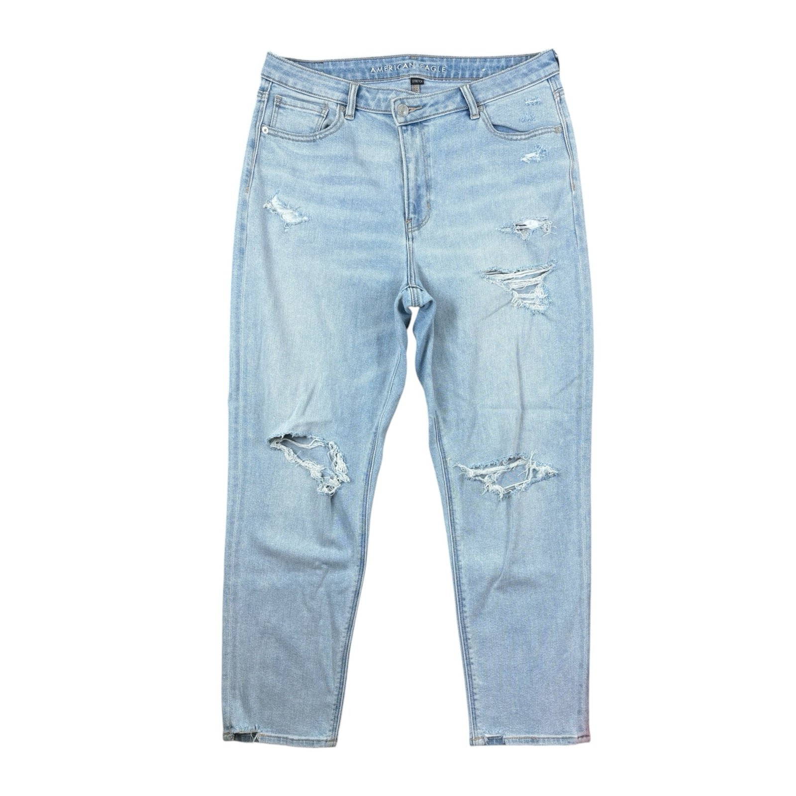 American Eagle stretch highest rise mom jeans
