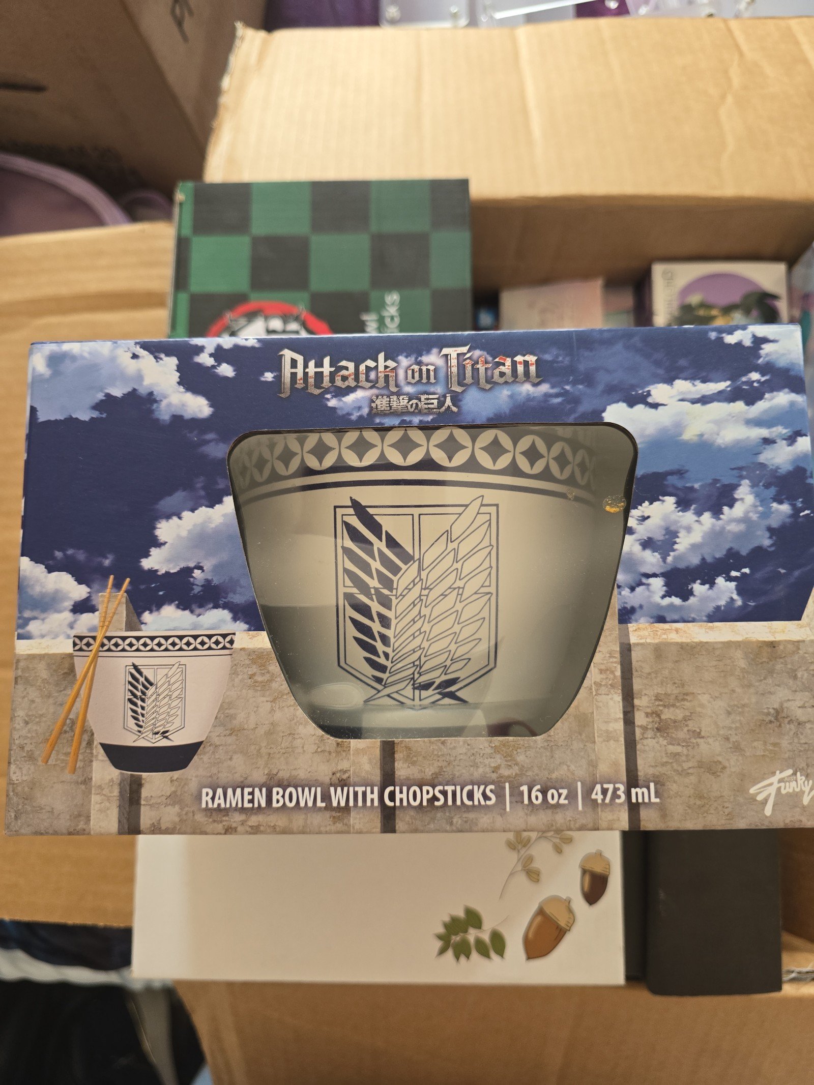 Attack on titan Ramen bowl
