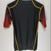 Mens Nike Pro Combat Dri-Fit Fitted Black Red Titans Short Sleeve Shirt Size M
