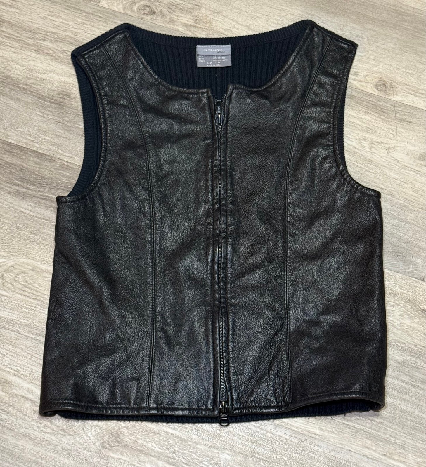 Vintage 60's Authentic PIERR CARDIN Real Leather