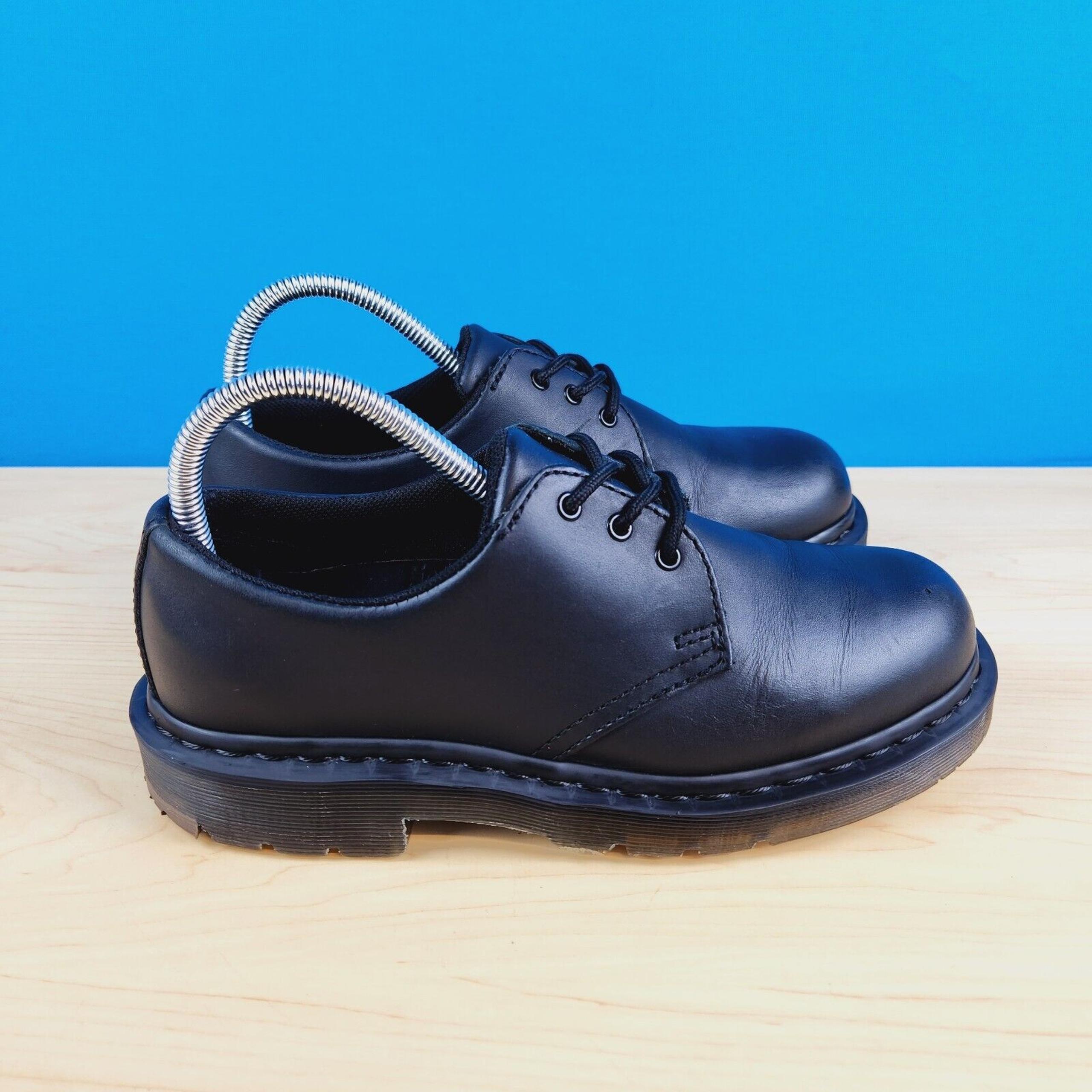 Dr Martens Airwair Safety Shoes Leather Slip Resistant Work shoes Mens 7 Wmns 8