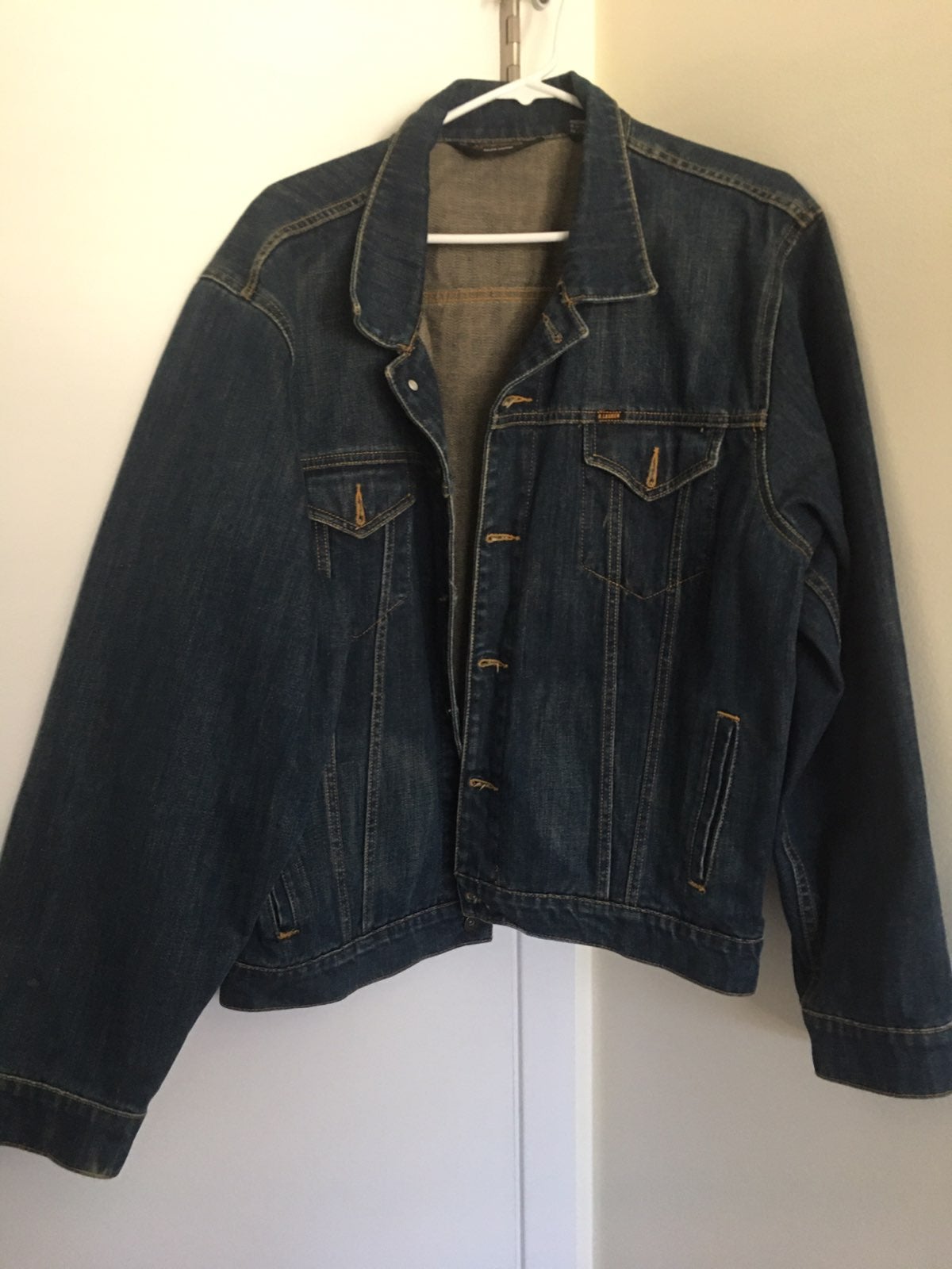 Mens Polo Jean Jacket Size Large