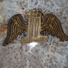 Vintage handmade Harley Davidson belt buckle