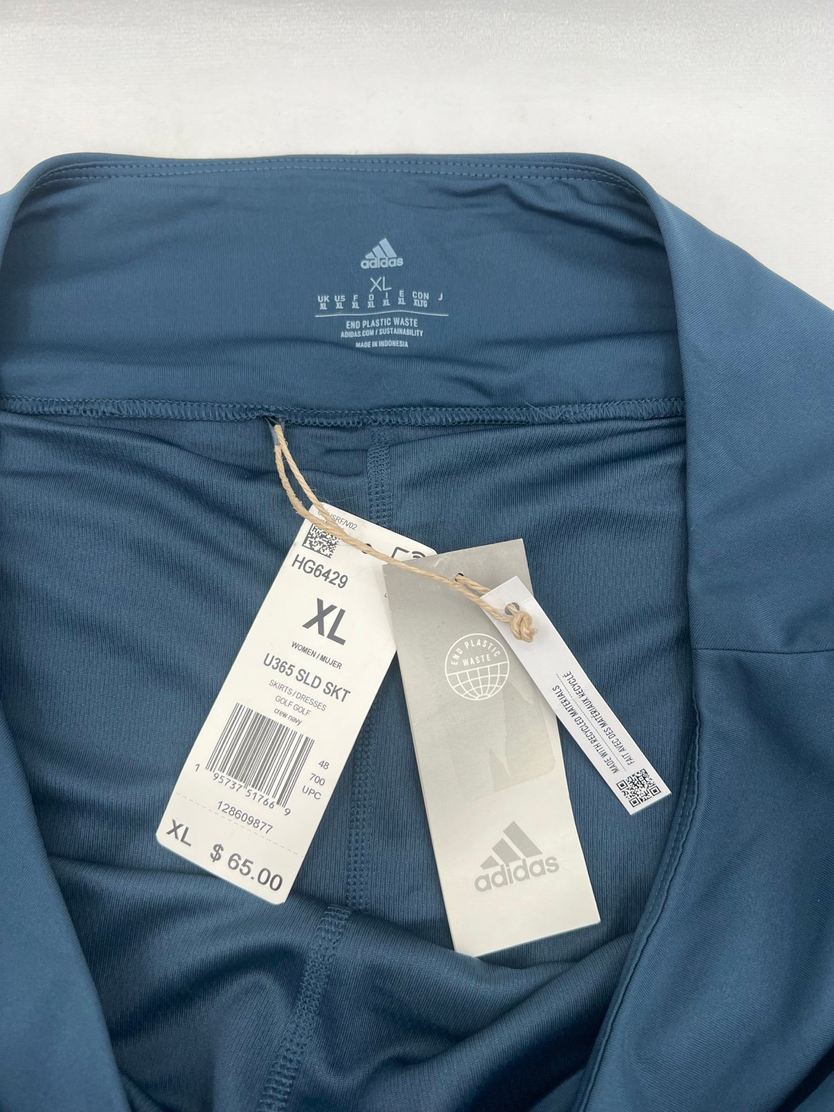 Adidas Ladies Ultimate365 Solid Skort - Navy XL - detail