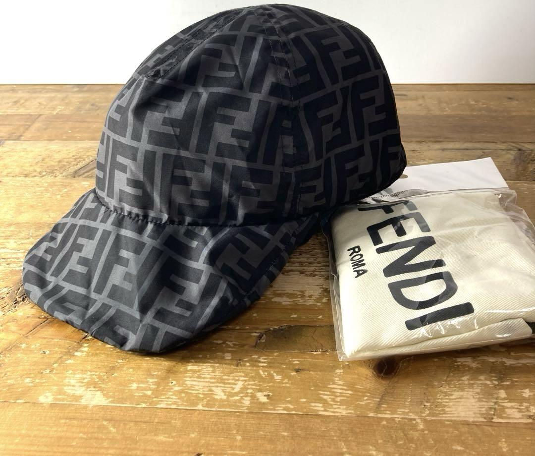 Auth FENDI Zucca Khaki Black Yellow Canvas Cap Vintage | eBay