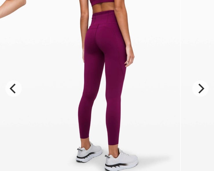 Lululemon Lululemon Fast and Free Tight II 25 Nulux Marvel Size 10