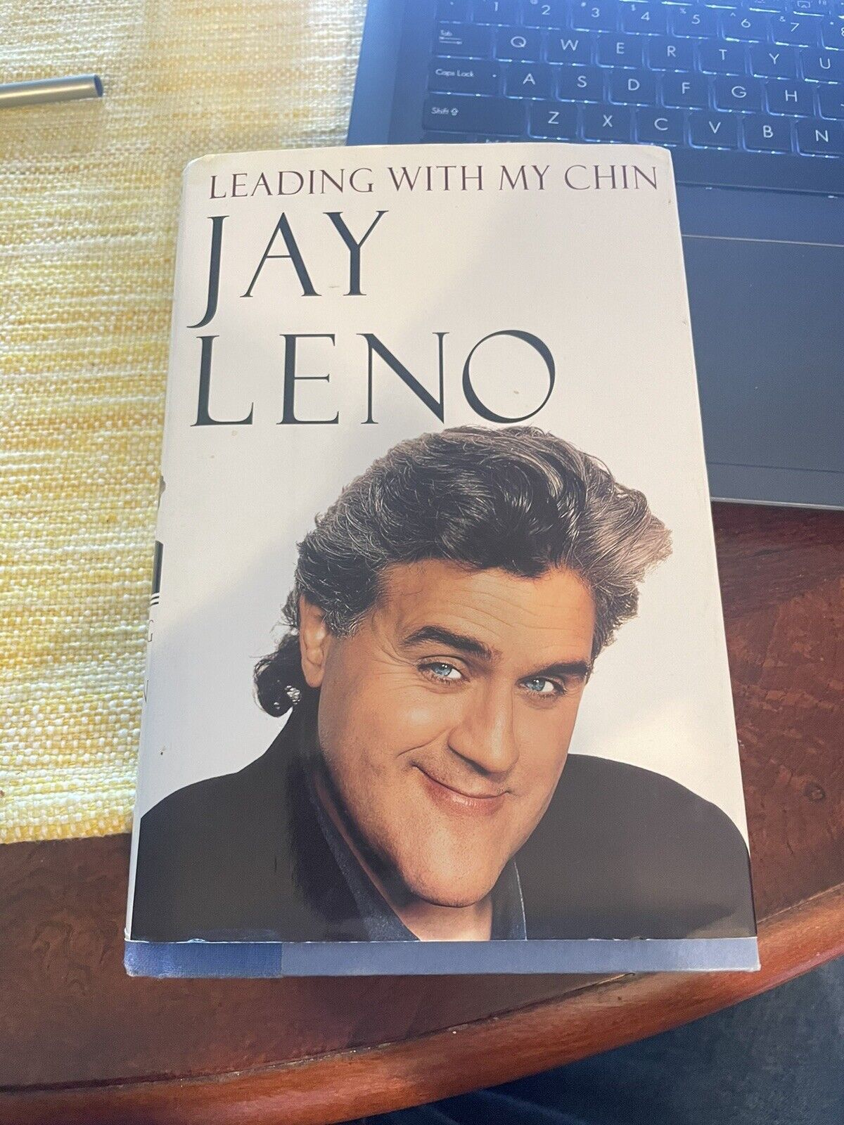JAY LENO Signed 1996 1st Edition Book Leading With My Chin Hardcover AUTOGRAPHED