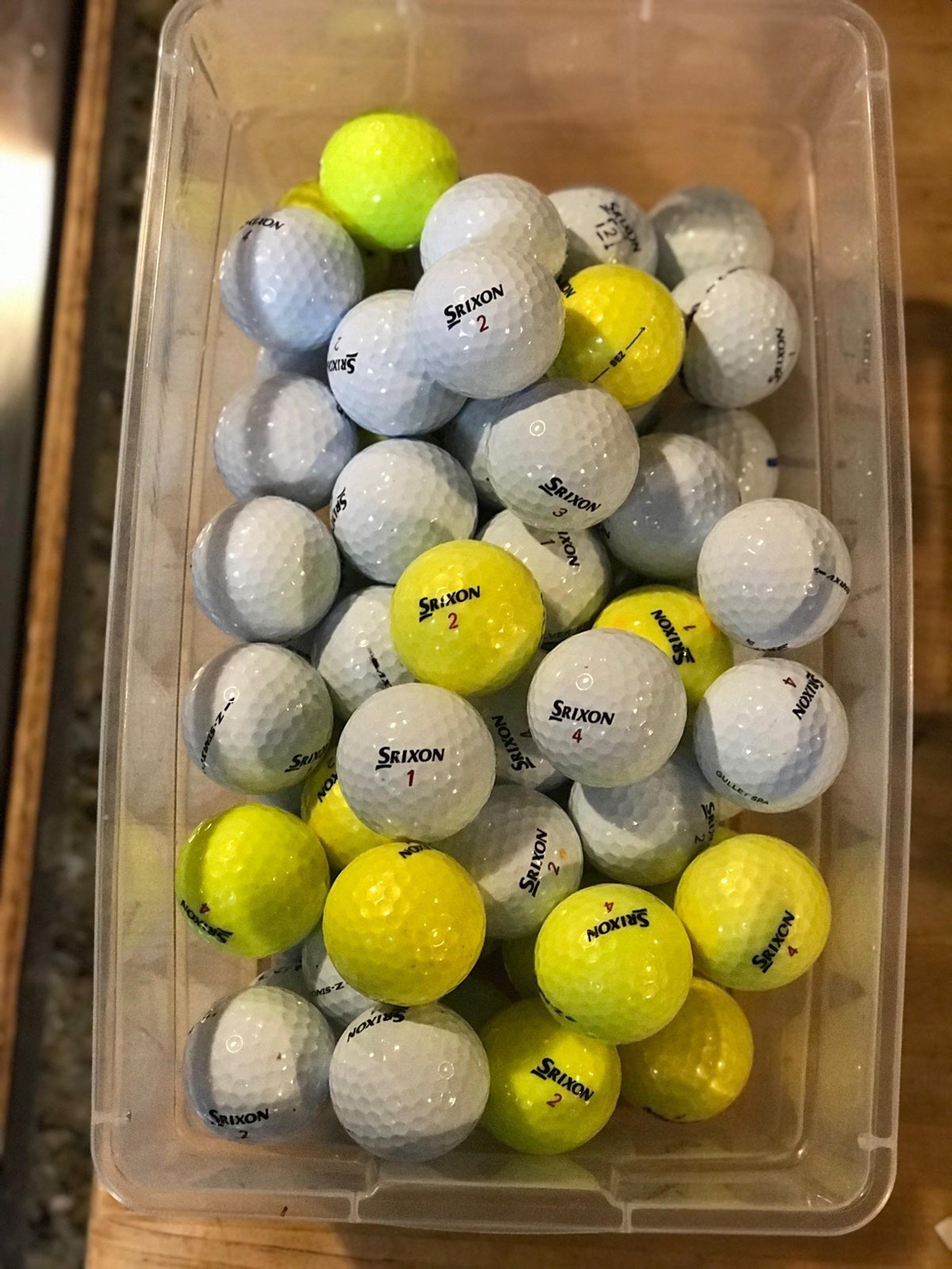 SRIXON Z STAR XV GOLF BALLS 4 DOZEN MINT CONDITION!!