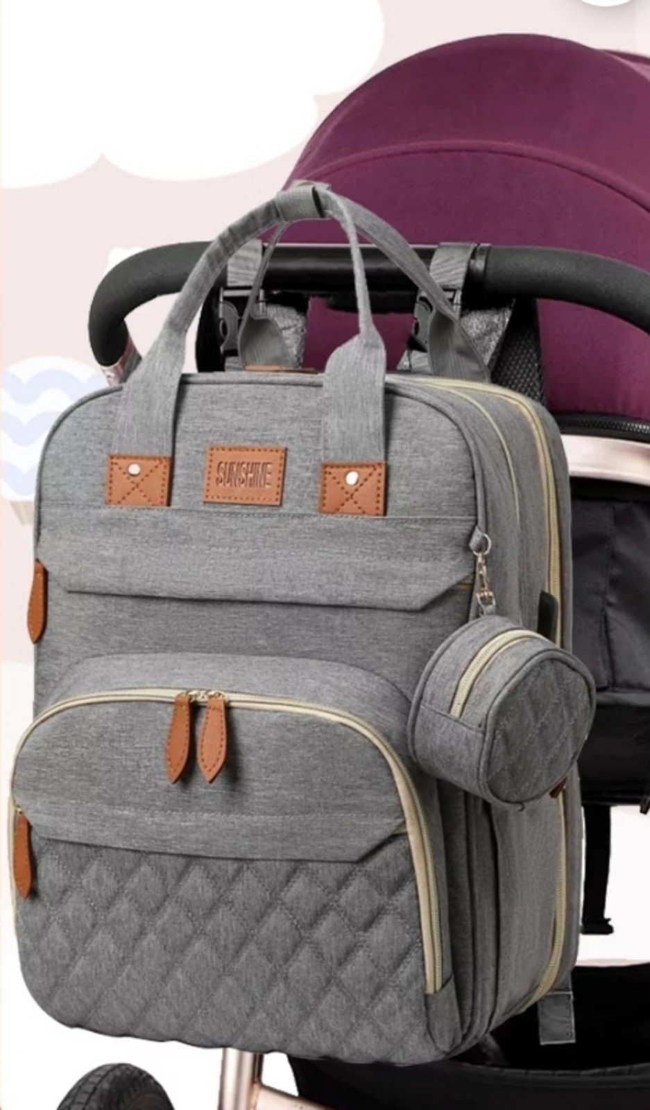 NWT- Diaper Bag Backpack ORIGINALLY 200