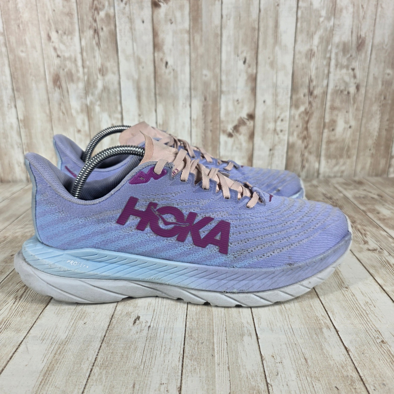 Hoka Mach 5 Running Shoes Lightweight Cushioned Athletic Purple Size 10.5