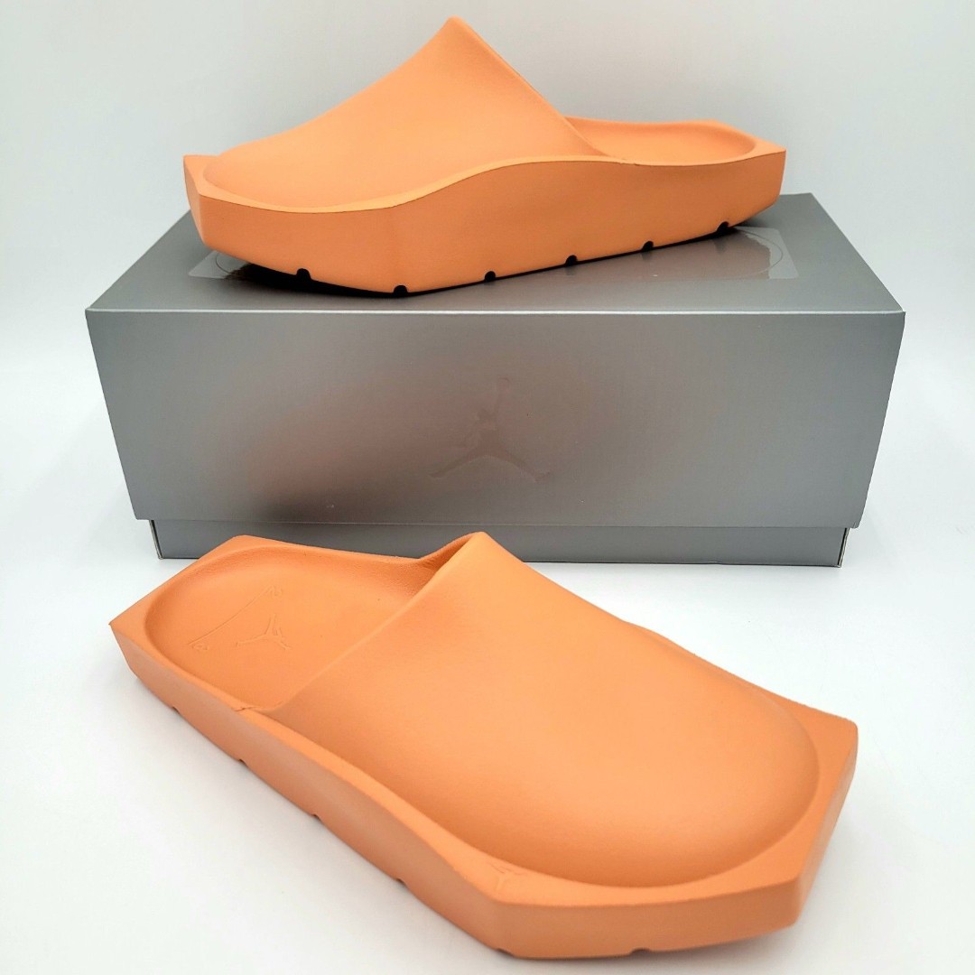 W9/M7.5 Jordan Hex Mule Slides Sandals Brilliant Orange Foam DX6405-80