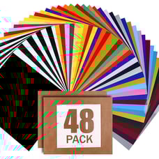 Heat Transfer Vinyl bundle 48 sheets
