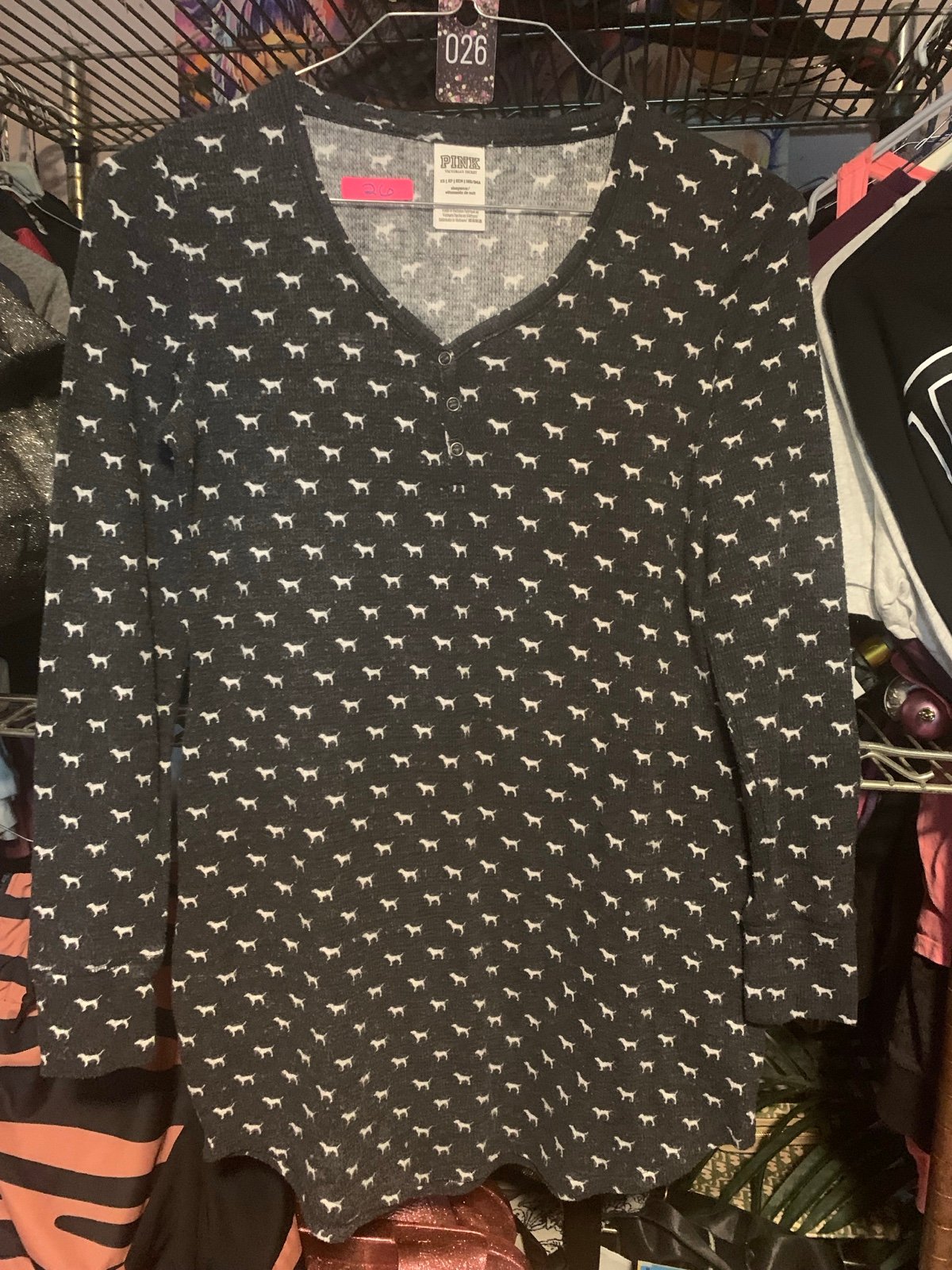 Victoria’s Secret pink BLING puppy nightgown