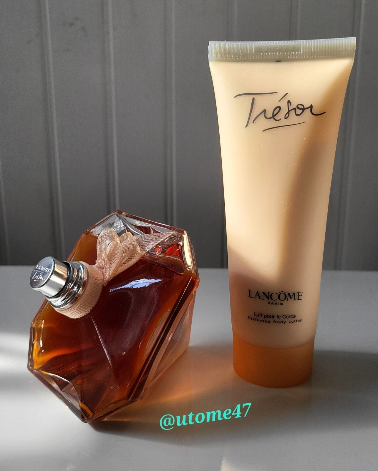 Lancôme la nuit tresor nude + Tresor lotion 2.5 oz