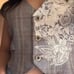 ❤︎ Vintage Grey and White Stripped Halter Top Vest
