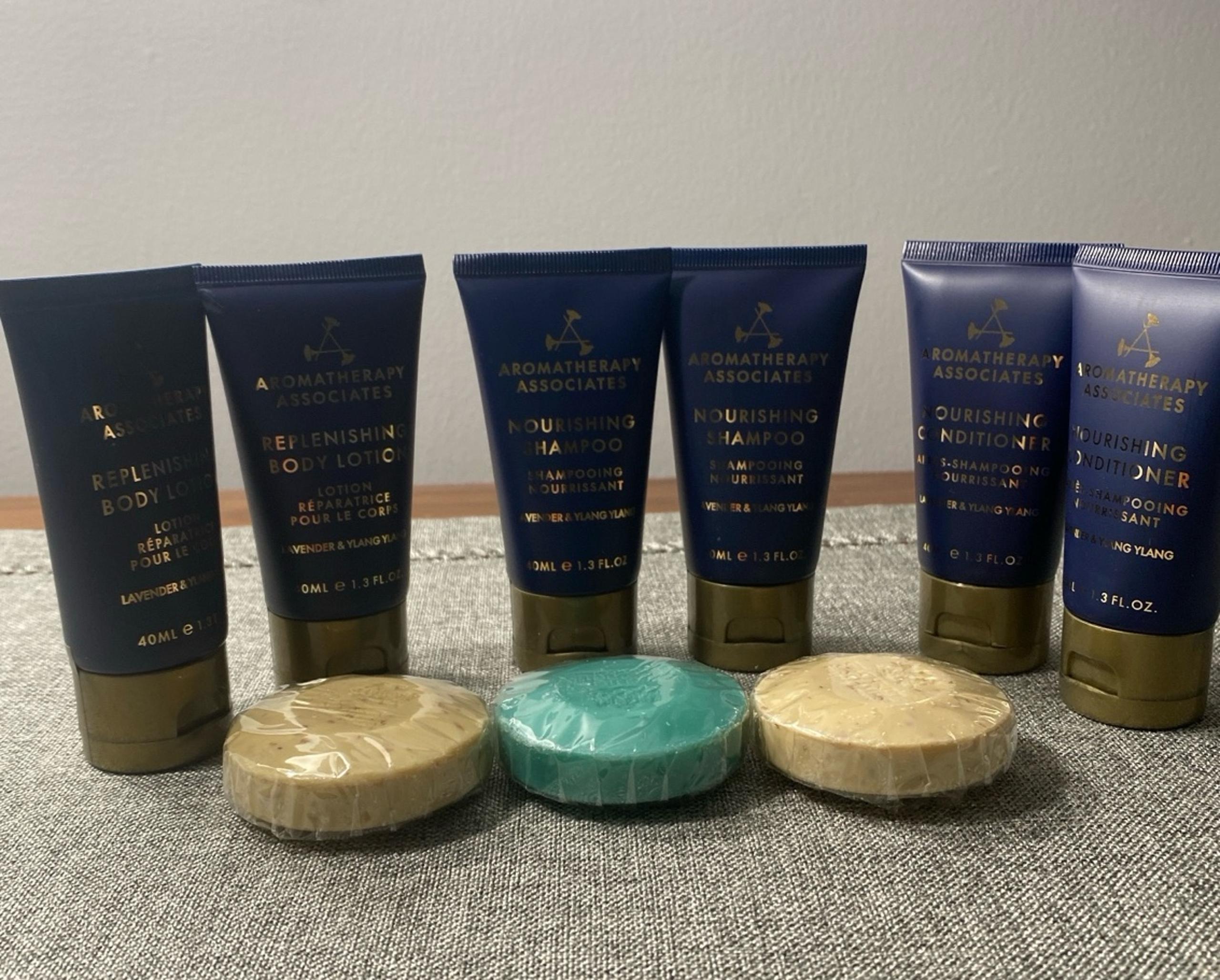 Travel size toiletries