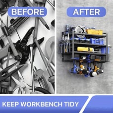 Wall Mounted Storage Rack, Multifunctional Hardware Electric Tool Rac-ADWA104