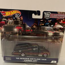 Hot Wheels 2018 Car Culture Team Transport '69 Nissan Skyline Van Carry On