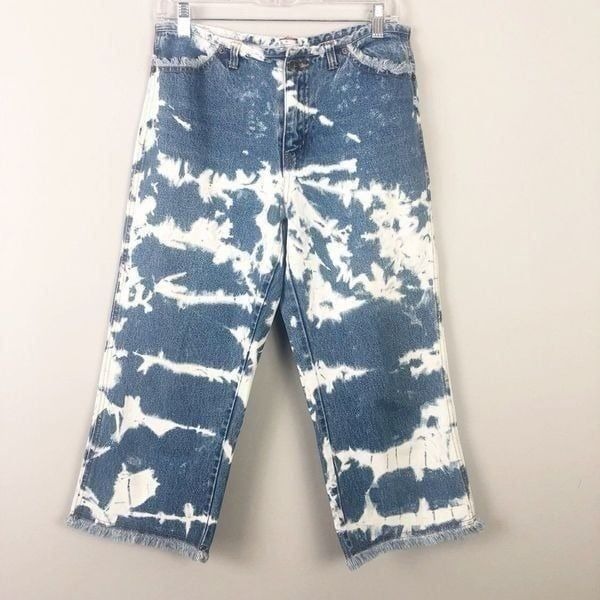 Kyoto Kasuals Bleached Vintage Crop Jean