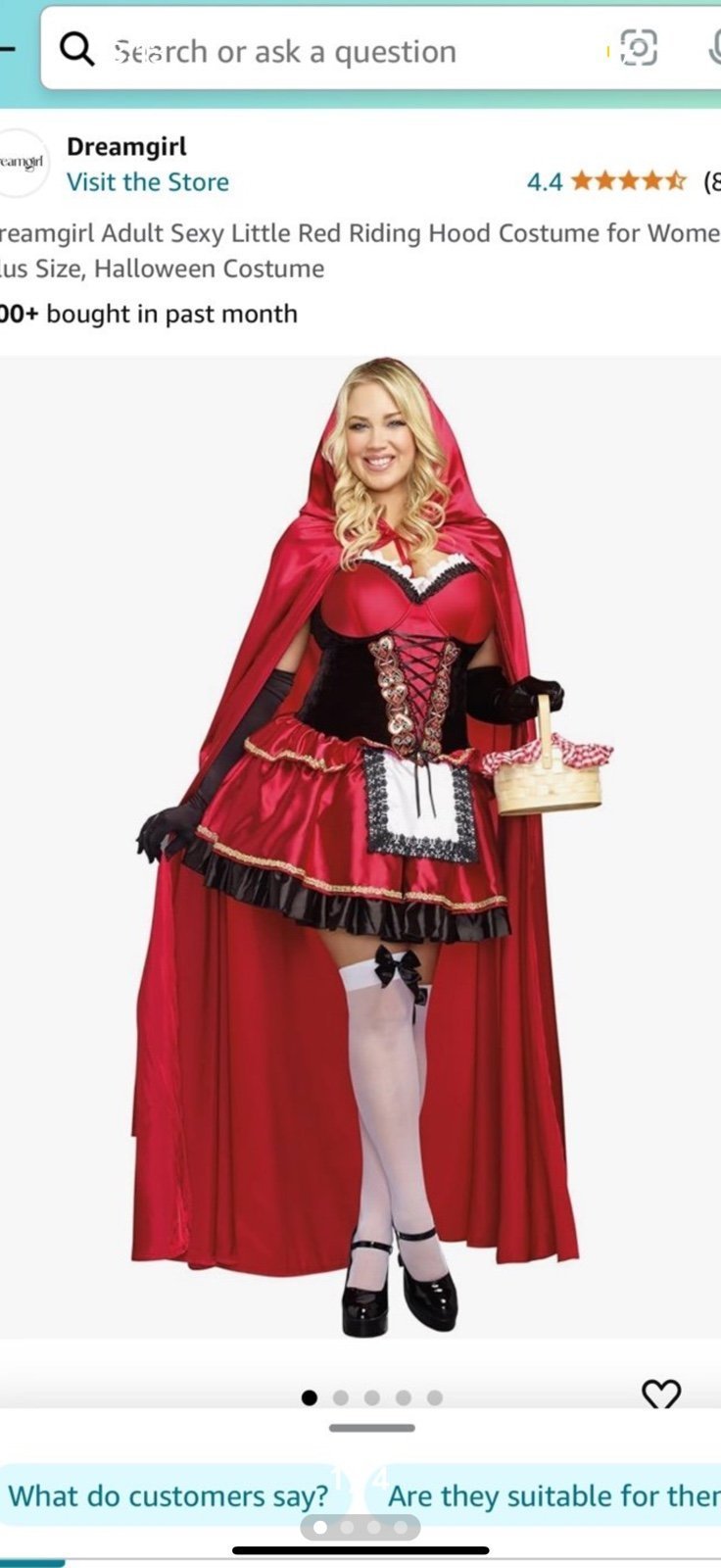 Brand new! “Little red” costume size XL WILL SHIP SAME OR NEXT DAY