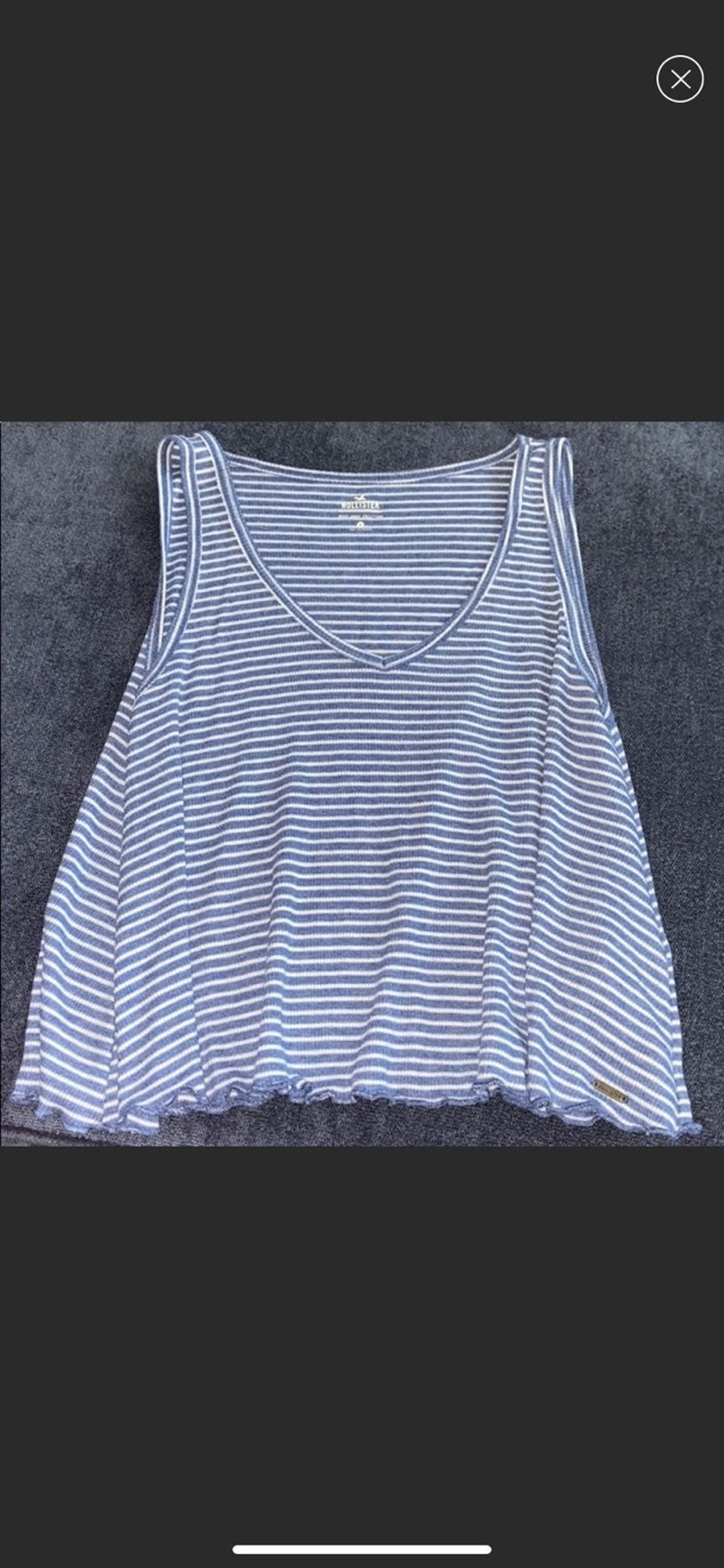 hollister cropped tank