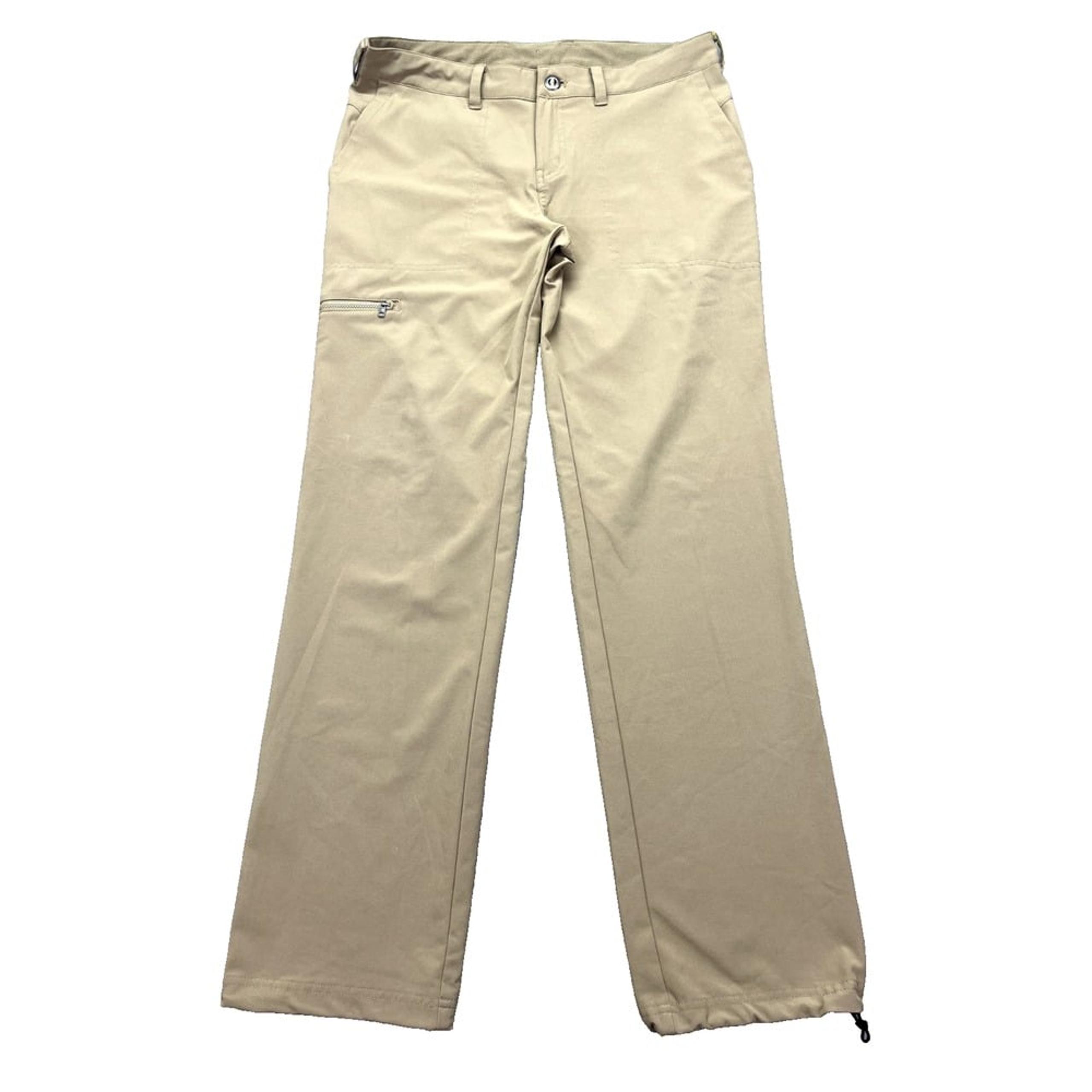Patagonia Happy Hike Pants Women's Beige Lightweight Stretch Straight Leg Size 4